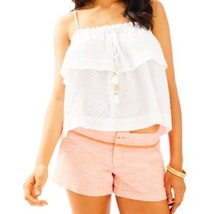 NWT Lilly Pulitzer Walsh short Size 8 papaya